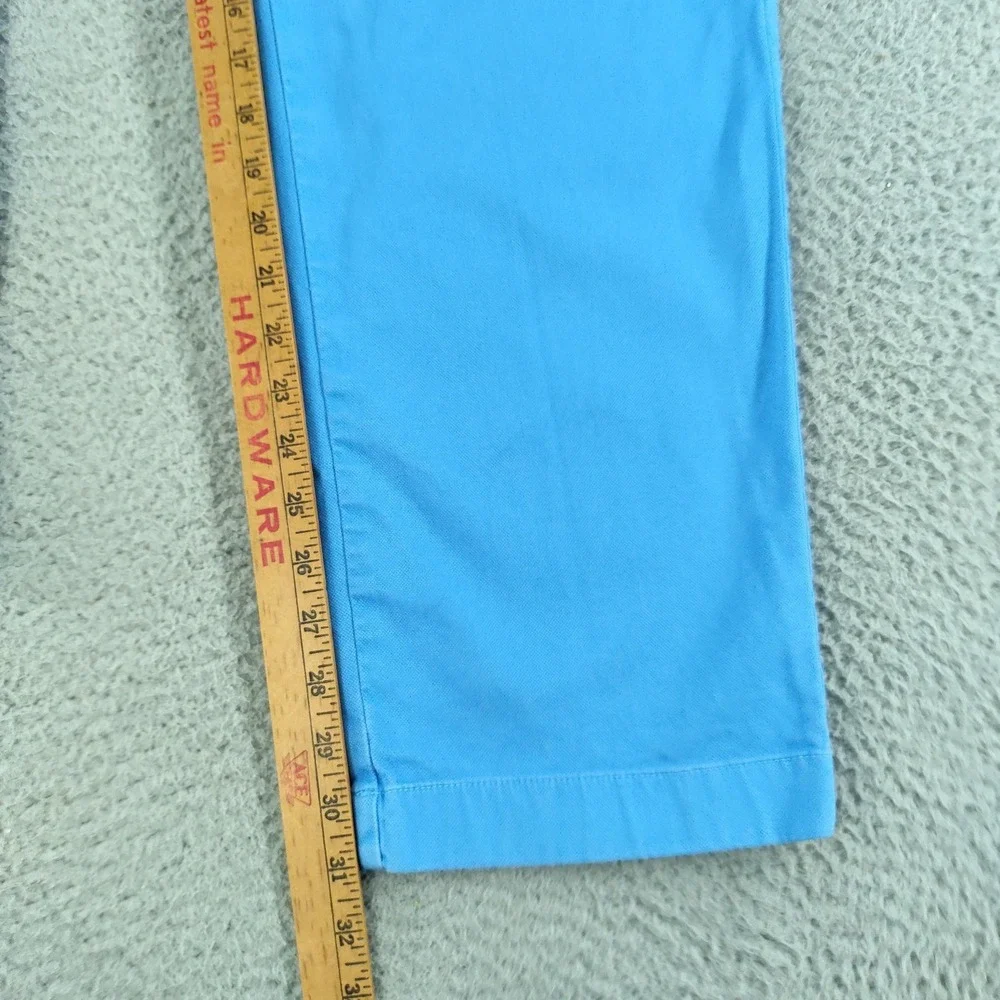 Brooks Brothers Pants Mens 34x32 Blue Clark Fit Stretch Chino Cotton Casual